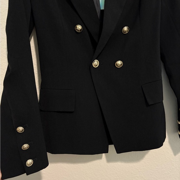 MISSGUIDED Black Blazer with Gold Buttons - Picture 8 of 11